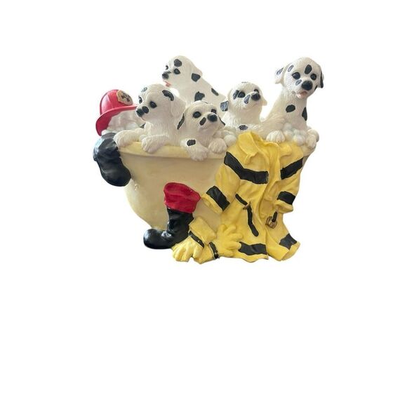 Westland Dalmatians Fireman Bubble Bath Music Box Whistle While You Work - Picture 1 of 10